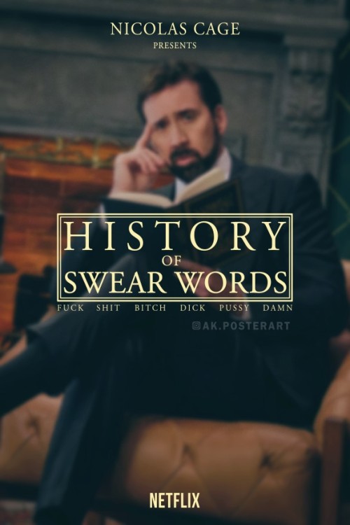 History of Swear Words poster design Shop|Instagram|Patreon 