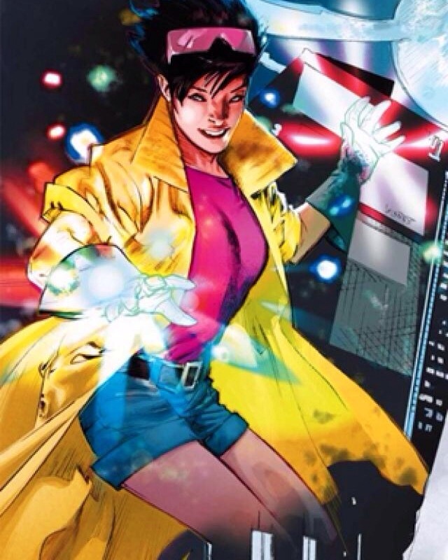wutangxkitty:  snorlaxatives:  lana condor as jubilee on set of x-men apocalypse