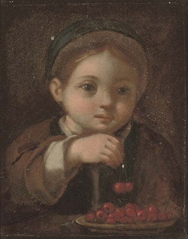 Circle of Antonio Mercurio Amorosi (1660–1738)A young boy eating cherries