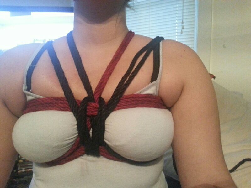 a-painful-desire:  One of our newest members trying rope for the first time! One