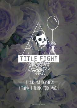 necpd:  T I T L E F I G H T - Blush                                                                                       New design for Title Fight by Well Fed.