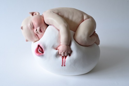 hifructosemag: Ronit Baranga balances mischievous and playful themes in her sculptures. And in Booth