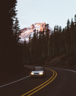 forrestmankins:  Went up to Mount Hood for last light. Oregon fall.