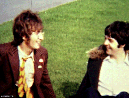 John Lennon And Paul McCartney Behind The Scenes Of Magical Mystery Tour (1967)