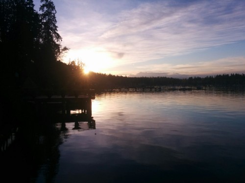 Eagle Harbor sunset. 