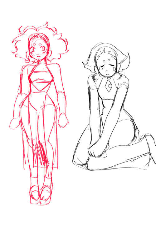 Celestine and Coral Doodles 