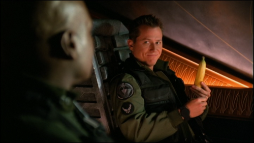 peridotandpopcorn:5 minutes into Stargate and chill and he gives you this look