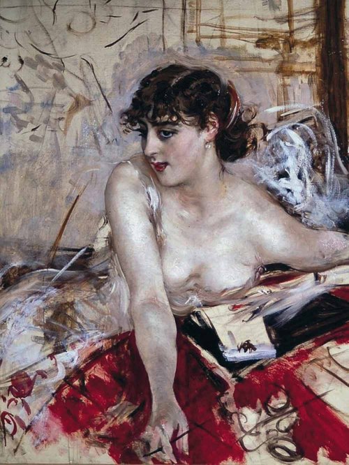 Morning letter (Lettera Mattutina), 1884. Giovanni Boldini (Italian, Impressionism, 1845-1