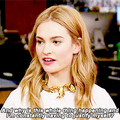 magnoliapearl:ankainskywalker:Lily James on the controversy of her tiny waist in