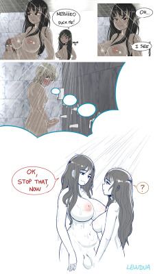 lewdua:  *not real, in Nessie imaginationNessie’s fantasies - part 2Hey lewdies,When I wrote the script of the shower show few months ago, I had this fantasy in my head all the time: the bad girl being dominated by Alison, in front of her friends, from