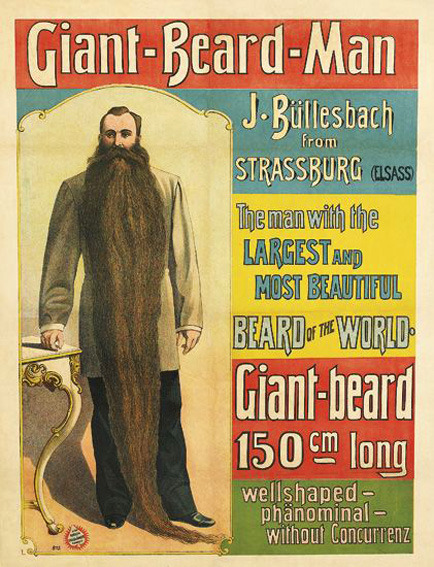 Sex sisterwolf:  Giant Beard Man, 1900  pictures