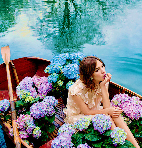 alexachung:  Alexa Chung photographed by David Slijper for Harper’s Bazaar 