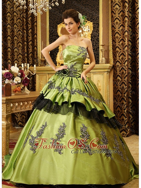 Mexican red quinceanera dress