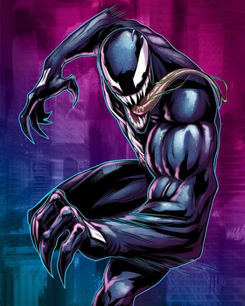 glencanlas:Working on new prints for Silicon Valley Comic Con. You guys know I have to keep my venom