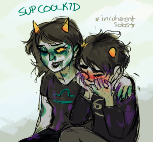 wecansexy: thinking a lot about homestuck endgame and how i just really want terezi and dave and kar