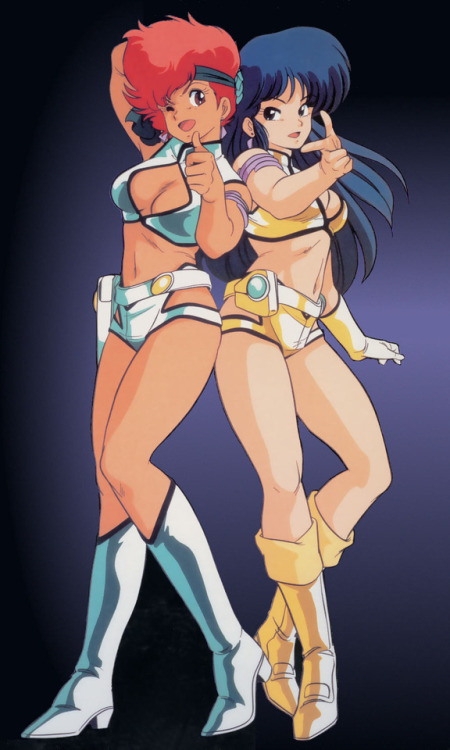  #DirtyPair mmm I mean #LovelyAngels ^-^’Now I just… LOVE these girls!I was confused by