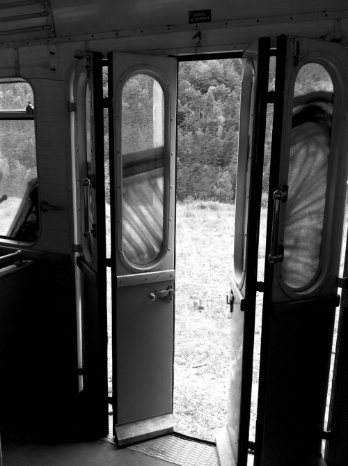cpnblowfish:  Abandoned train in Thorame-Haute, France. 22 May 2014.