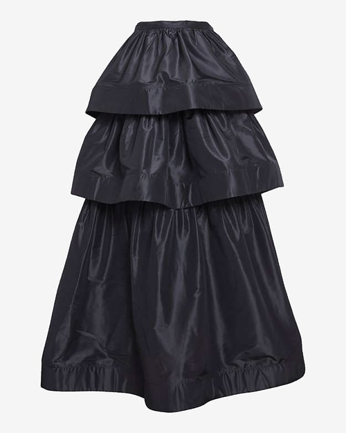 Alexis Layered Flare Maxi Skirt