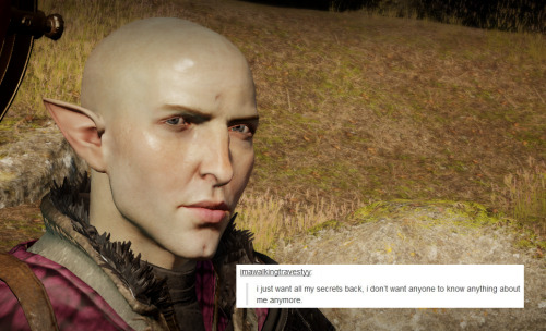 bubonickitten:Dragon Age: Inquisition + text posts – SolasThe Egg of Dubious Intent More DA text pos