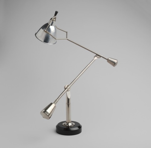 Édouard-Wilfred Buquet, Desk Lamp or „lampe équilibrée“, 1927. Handmade by the artist. Paris. Via M