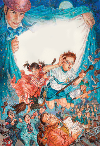 weaselwitch:Covers by Anton Lomaev for Dianna Wyne Jones’ The Worlds of Chrestomanci series. 