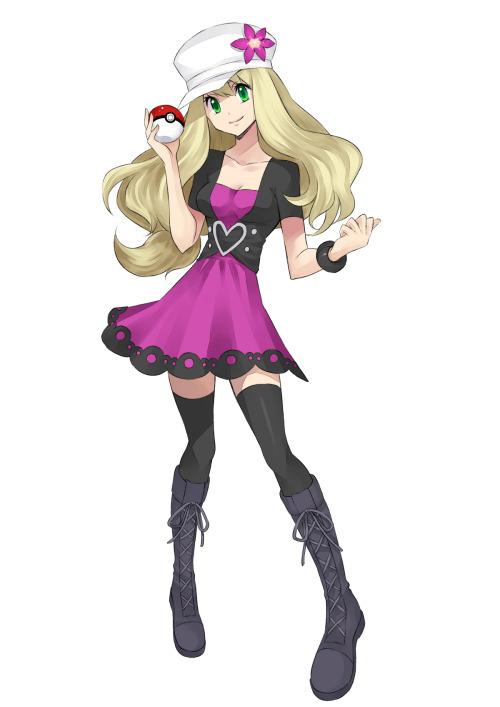 alternative-pokemon-art:ArtistSerena wearing something other than her standard in-game outfit.