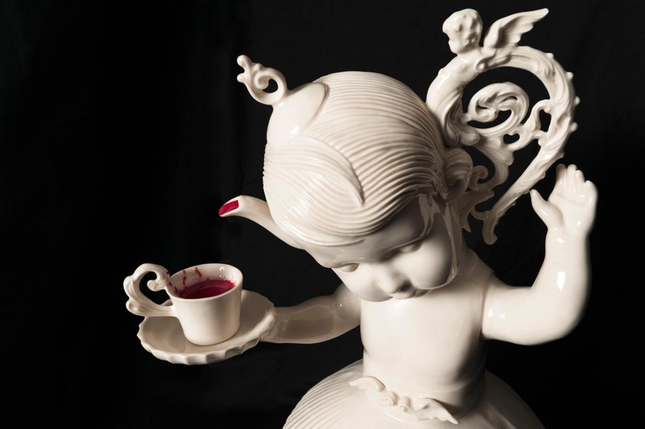 beautifulbizarremag:  “Maria Rubinke‘s delightfully creepy pieces ride a fine