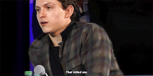 tomloki:Being able to go to the theater and enjoy [Infinity War] as a fan, because I knew nothing ab
