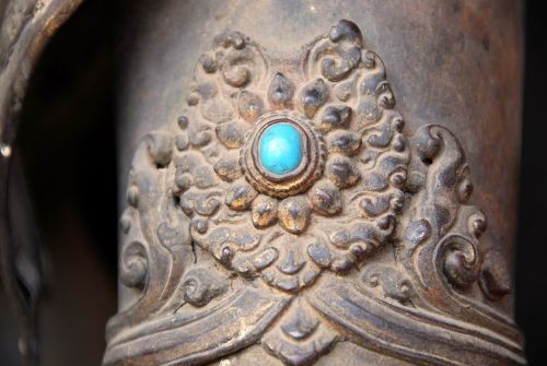 Ganga upper bracelet detail, Patan palace, Nepal