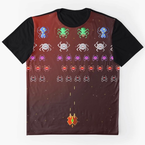 The Day The Giant Robot Arrived and Spiders From Mars. Two of my designs on Redbubble. Find them bot