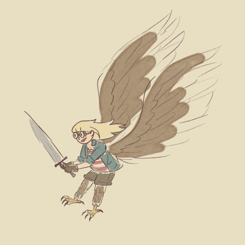 Hermit-a-day May, Day 15, FalseSymmetryI've Seen Her Drawn As An Eagle And I Like That, Cus Of The Eagle