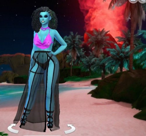 Lexi’s post on twitter!“ Meet Linnea. She only visits Sulani at night when it’s quiet as she fears t