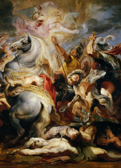 Rubens. Detail From The Death Of Decius Mus, 1616.