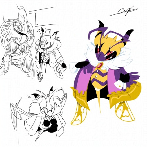 A Design From An Ask About The Idea Of Taranza Also Being Corrupted By The Mirror. Double Wasps That
