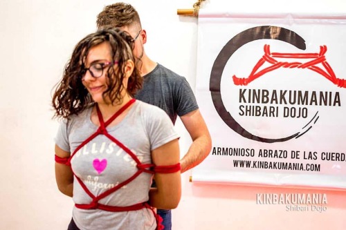 Clase de #Shibari por HaruTsubaki #NivelIntermedio en @KinbakuMania @ro0ssip por @joacopss 9 de Ener