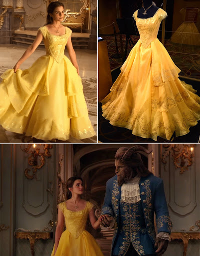 Belle dress animated online
