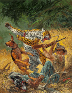 notpulpcovers:  The Wild Leopard, Fury magazine