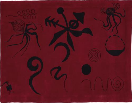 thunderstruck9: Alexander Calder (American, 1898-1976), Sea Life, 1972. Hand-knotted woven tapestry,