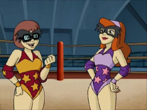 deafeningperfectiongiver:Scooby Doo - Daphne and Velma Pro Wrestlers
