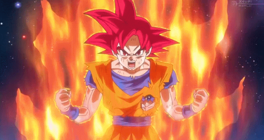 super saiyan god gif