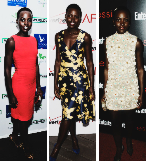 jesse-wesleywilliams-blog:lupita nyong’o , beautiful dresses