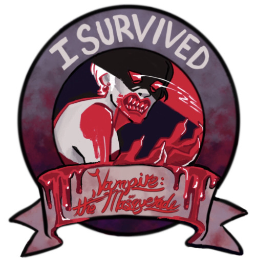 A Ttrpg Group Im In Ran Some Vtm Oneshots Last October And Made Stickers About It