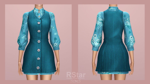 ► 4t3 - Eco Lifestyle - Layered Dress -YAFMesh by EA;Age: YAF &amp; AF;Outfits section;Categories: E