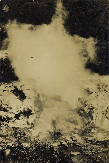 splattergut:  Photograph of the Papakura Geyser, Whakarewarewa, Rotorua, taken by