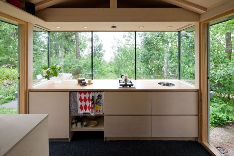 prefabnsmallhomes:  City Cottage (14.0 m2), Helsinki, Finland by Verstas Architects