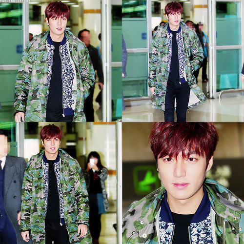 the-inheritors:           Lee Min Ho arriving in Korea from China (2014.03.09).