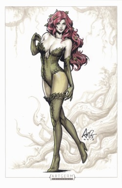 littlebunnysunshine:  Stanley Artgerm Lau - Poison Ivy 