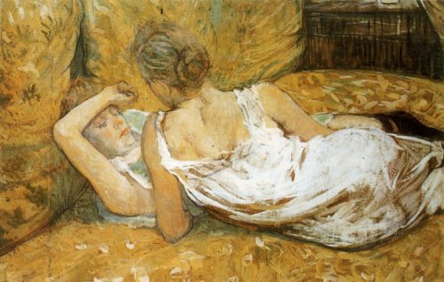 misterchat: secretlesbians: Depictions of Lesbianism by Henri Toulouse Lautrec During his life, Laut