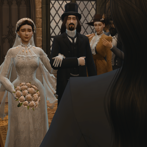 Wedding, pt.2As always, a big thanks to all the beautiful and stunning cc creators, for making it po