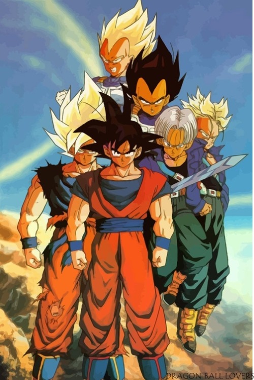 Dbz kid trunks and goten